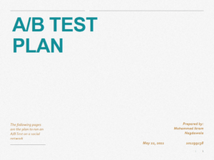 AB Test Plan