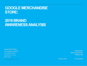 GM Store - Brand Awareness Analysis